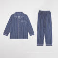 Home lounge wear polyester silk pajamas set
